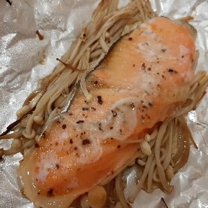 魚焼きグリル使用☆鮭の簡単ホイル焼き